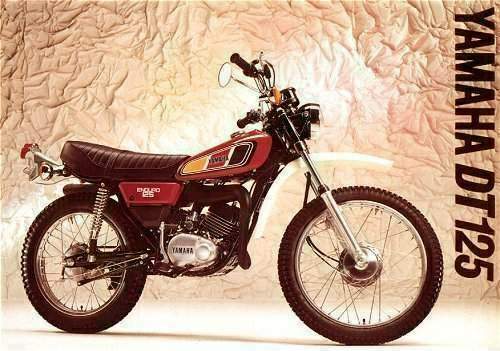 Мотоцикл Yamaha DT 125 1975 фото