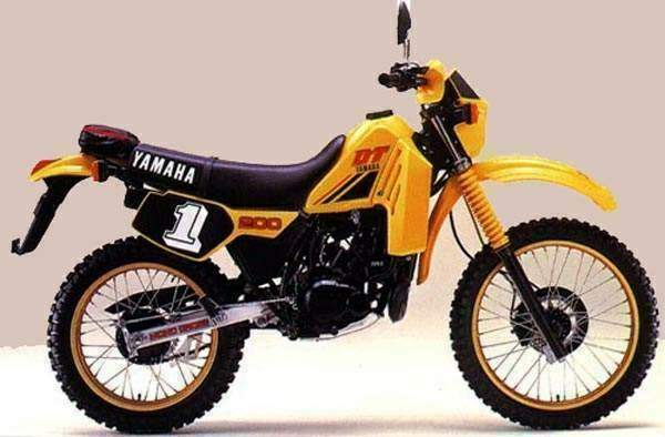 Мотоцикл Yamaha DT 200R 1984 фото