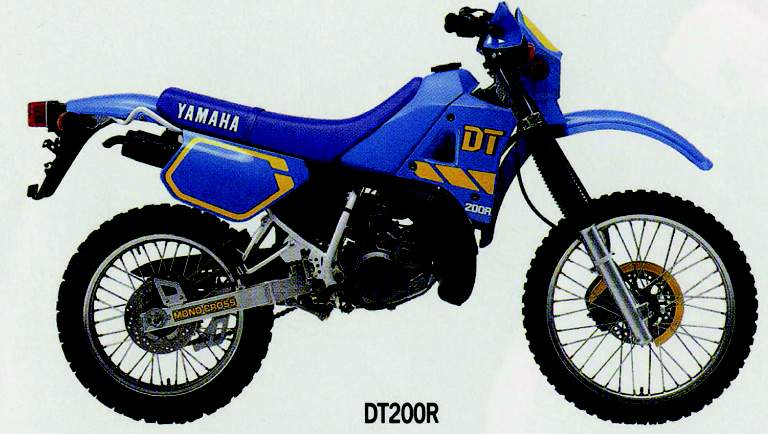 Мотоцикл Yamaha DT 200R 1988 фото