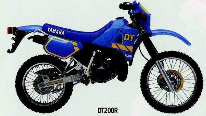 Фотография мотоцикла Yamaha DT 200wR 1990