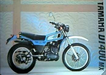Мотоцикл Yamaha DT 400 1976