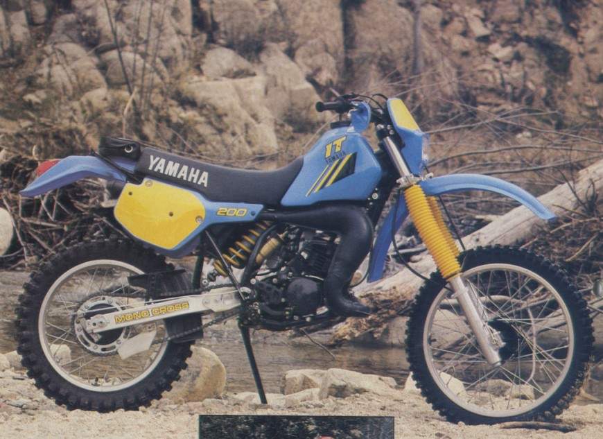 Мотоцикл Yamaha IT 200 1984 фото