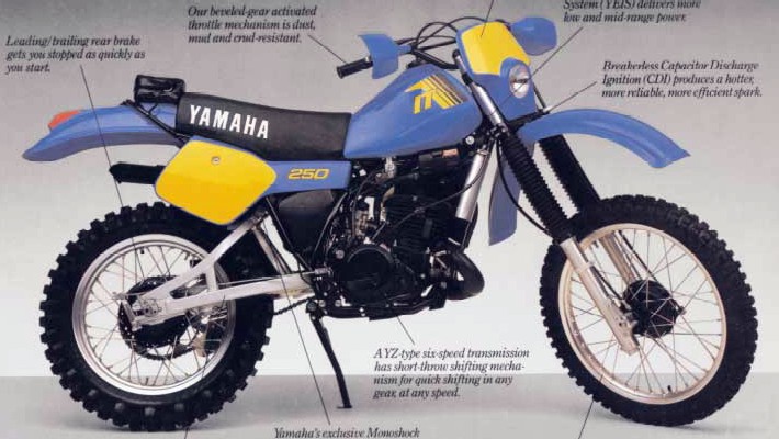 Мотоцикл Yamaha IT 250 1982