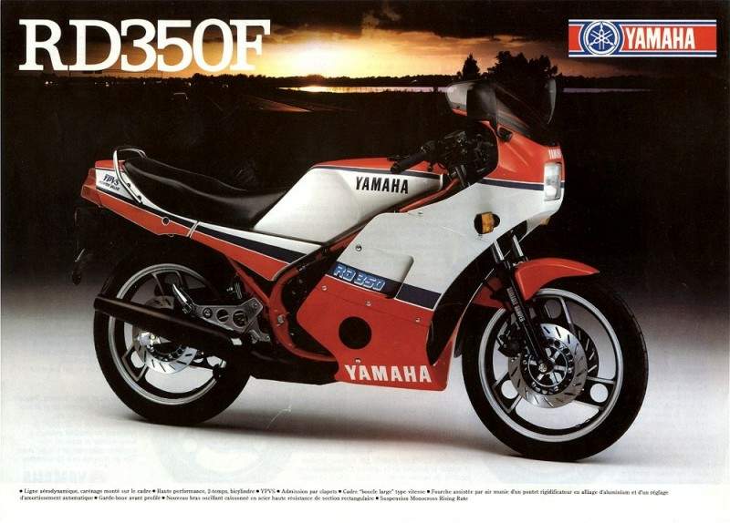 Фотография мотоцикла Yamaha RD 350F 1985