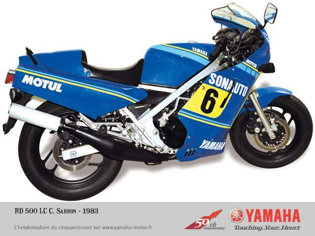 Мотоцикл Yamaha RD 500LC   YPVS Christian Sarron Replica 1985 фото
