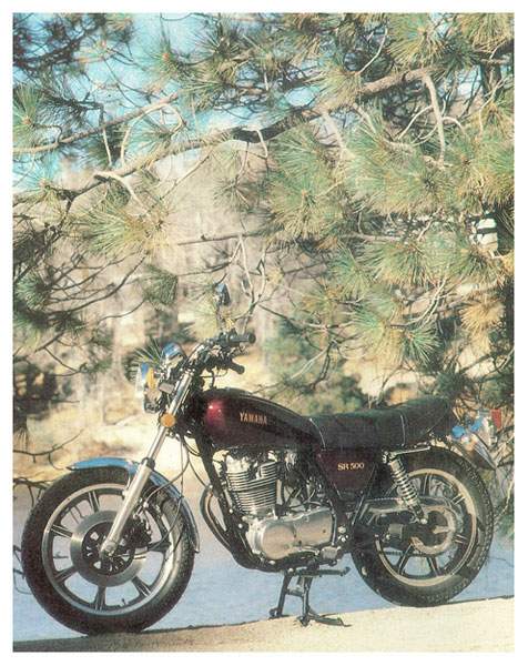 Мотоцикл Yamaha SR 500 1980 фото