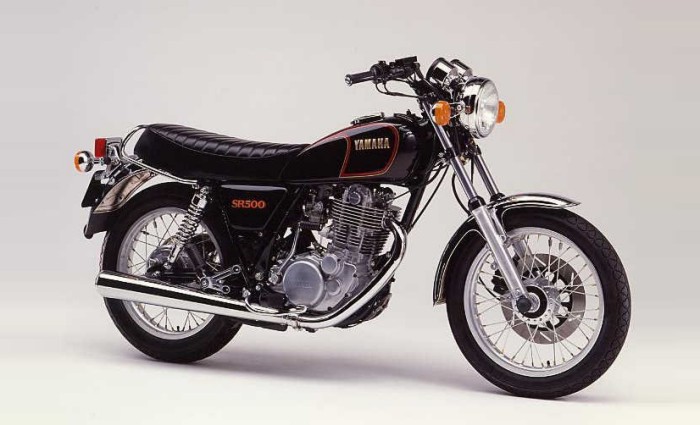 Мотоцикл Yamaha SR 500 1984