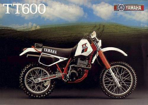 Мотоцикл Yamaha TT 600 1983 фото