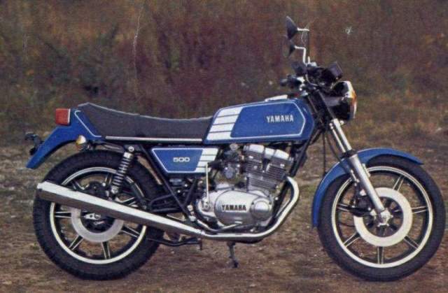 Мотоцикл Yamaha TX 500 1977