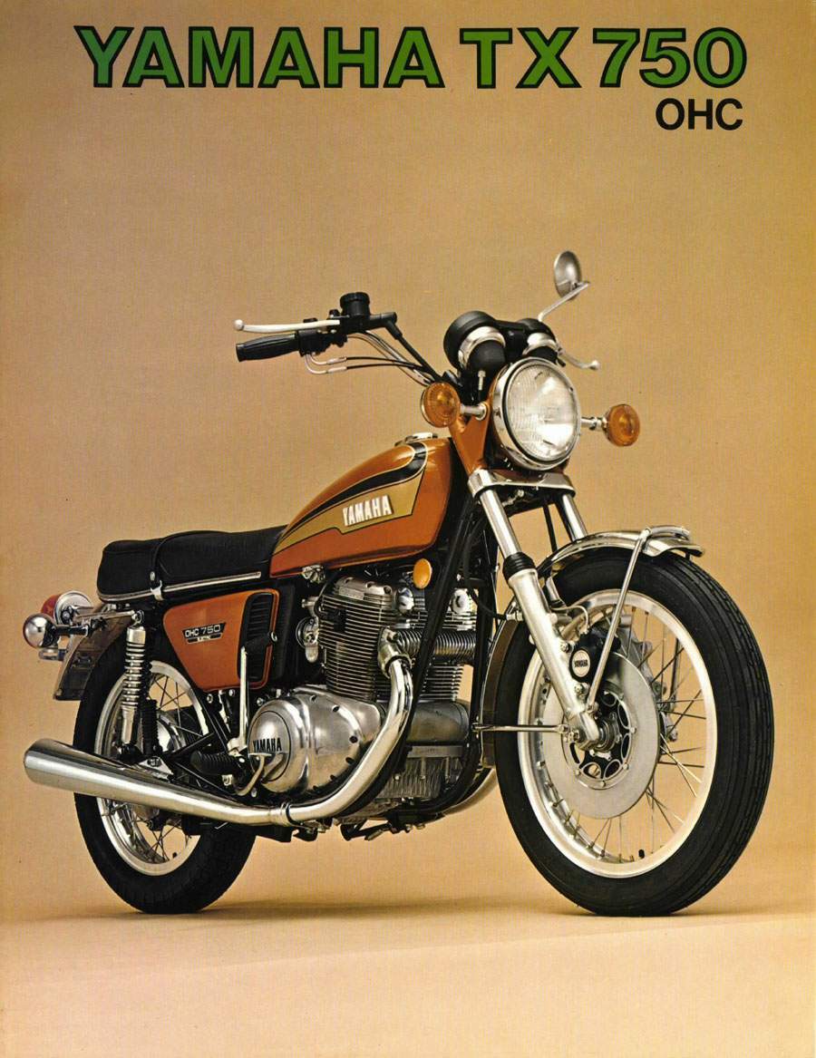 Мотоцикл Yamaha TX 750 1973 фото