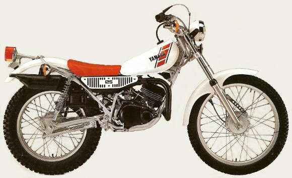 Мотоцикл Yamaha TY 125 1980