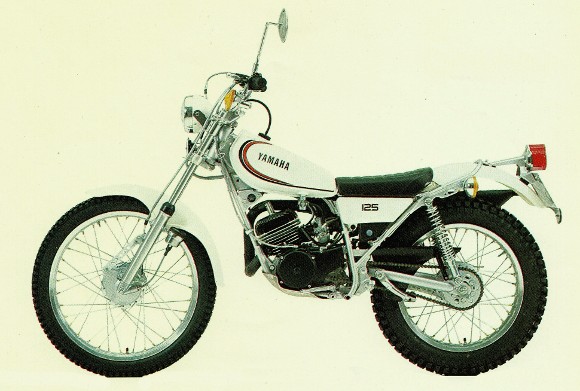 Мотоцикл Yamaha TY 125 1980 фото