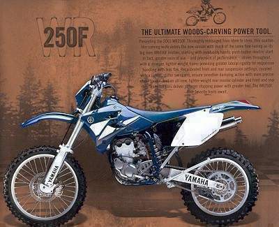 Мотоцикл Yamaha WR 250F 2001