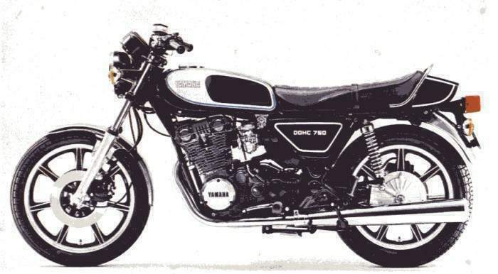 Мотоцикл Yamaha XS 750D 1976 фото