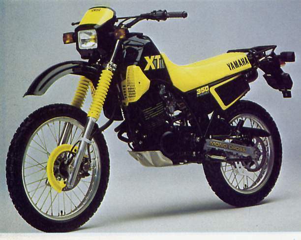 Мотоцикл Yamaha XT 350 1989 фото