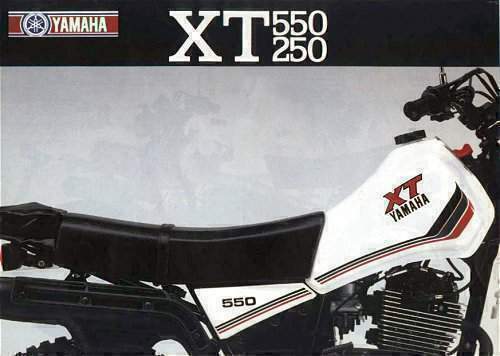 Мотоцикл Yamaha XT 550 1982 фото