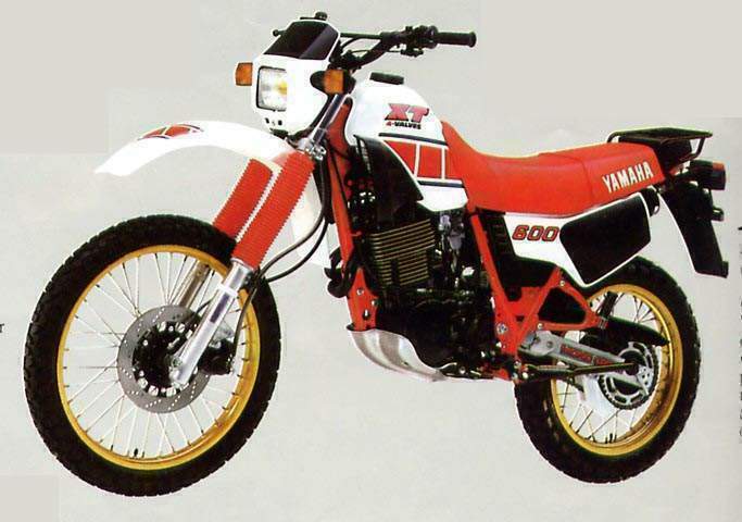 Мотоцикл Yamaha XT 600 1984 фото