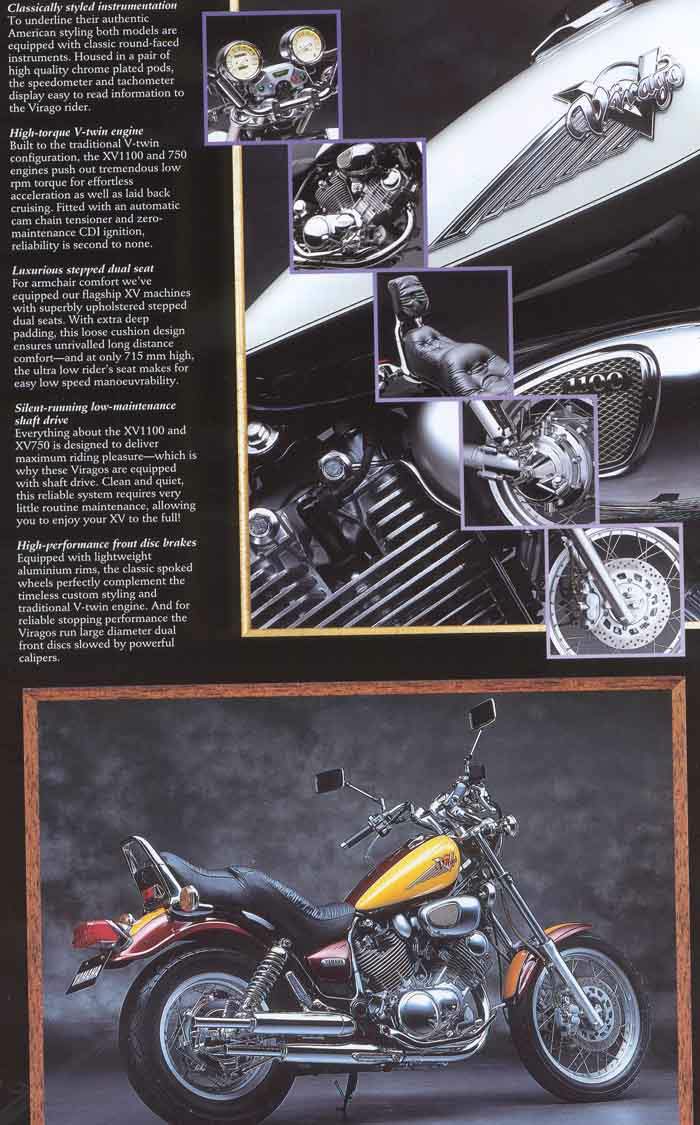 Мотоцикл Yamaha XV 1100 Virago 1997 фото