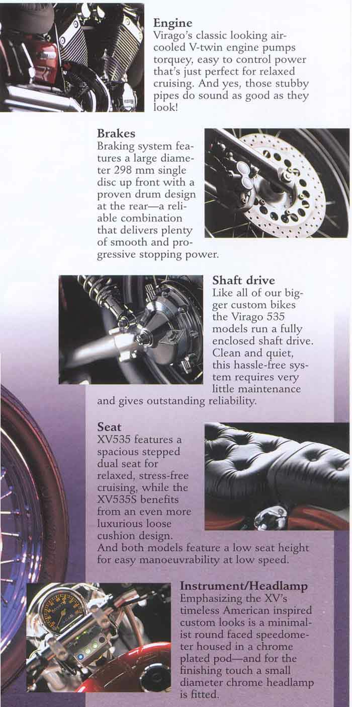 Мотоцикл Yamaha XV 535 Virago   1997 фото