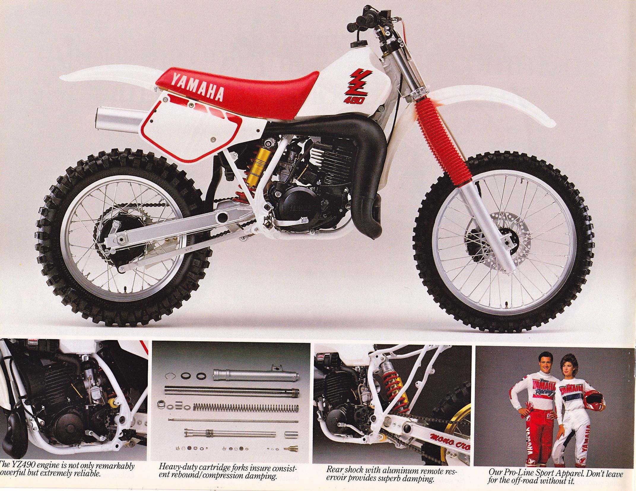 Мотоцикл Yamaha YZ 490 1989 фото