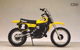 Мотоцикл Yamaha YZ 60 1981
